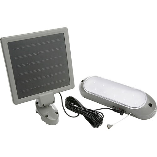 LIGHT, SECURITY 10LED SOLAR POWERED SHED by Woods