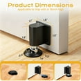 thumbnail image 3 of ROSYNEY Door Stopper, No Drilling Magnetic Door Stop with Adhesive Tapes, Door Holder Keep Door Open, Black, 3 of 7