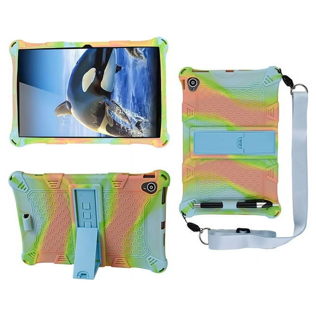 Étui en Silicone pour Teclast T40 T40s M40 Pro Plus Air M40SE, Étui de Protection pour Tablette pour Teclast T50 P30 P30S P30HD, Funda Étui Colorful Blue-SP Teclast T40 5G