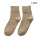 thumbnail image 4 of Guardurnaity Calcetines tobilleros Medias lisas Estiramiento Color sólido Calentador de piernas Largo cálido Transpirable Medias lavables Ropa Medias Caqui, 4 of 6