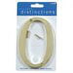 Hillman Group 843150 4 in. Brass Distinctions Zinc Die-Cast Flush Mount House Number - 0 - 3 Piece