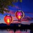 thumbnail image 5 of Solar Hot Air Balloon Hanging Light,Waterproof LED Outdoor Decorative Lantern for Garden Patio Courtyard Balcony Porch Restaurant Backyard Landscape Decor, 5 of 9