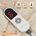 thumbnail image 4 of MARNUR Electric Throw Blanket Extra Large Size, 50" x 72" Soft Faux Fur Heated Blanket, 6 Heating Levels, 4 Hours Timer - Beige, 4 of 11