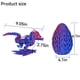 thumbnail image 5 of Figura de juguete Jefuzh con huevo de dragón volador impreso en 3D, 14 cm, 5 of 8