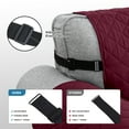 thumbnail image 4 of SHANNA 1/2/3 Seater Quilted Sofa Couch Cover Pad Water Resistant Slipcover Furniture Protector Pet Mat for Kids Dogs Pets（Wine Red）, 4 of 11