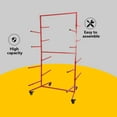 thumbnail image 5 of ECUTEE Adjustable Paint Stand Automotive Painting Rack  Auto Body Stand for Painting Drying Swiveling Wheels Red, 5 of 13