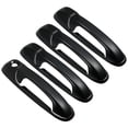 thumbnail image 1 of 4 Piezas Cubierta de Manija de Puerta Exterior ABS Negro Brillante Unique Bargains para Dodge Ram 1500 2500 3500 02-08 Jeep Liberty 02-07 Dakota 05-11, 1 of 8