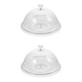 thumbnail image 4 of PENGXIANG 2pcs Cake Tray with Lid Clear Cake Stand with Dome Snack Serving Tray for Wedding Party, 4 of 6