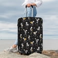 thumbnail image 7 of Fuzoiu Playing Music Skeletons Print Suitcase Cover,Washable Luggage Covers for Suitcase,Elastic Luggage Protector Cover,Scratch Resistant Travel Suitcase Covers-Medium, 7 of 7