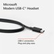 thumbnail image 3 of Microsoft I6P-00008 Conector USB Tipo C Auriculares USB Tipo C Modernos Circulares, 3 of 5
