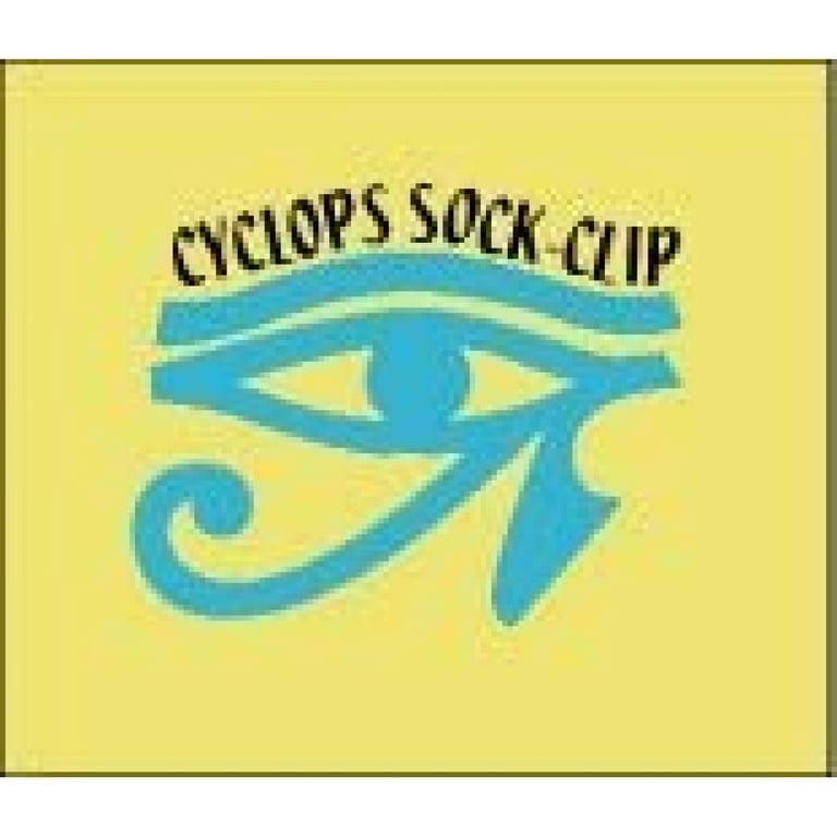 Cyclops Sock Clip - Keeps an Eye on Your Socks - Pack of 20 Multi-colored  Clips, Made from ultra-hard heat resistant plastic, good for washer and