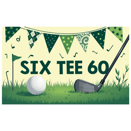 LUUFILx Green Black Triangular Pennant Banner Golf Themed Decorations for Golf Tournaments Golf Parties Golfing Events Golf Club Gatherings Golf Themed Celebrations