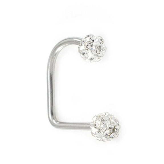 Lippy Loop Surgical Steel Lip Ring with Ferido Ball 16G