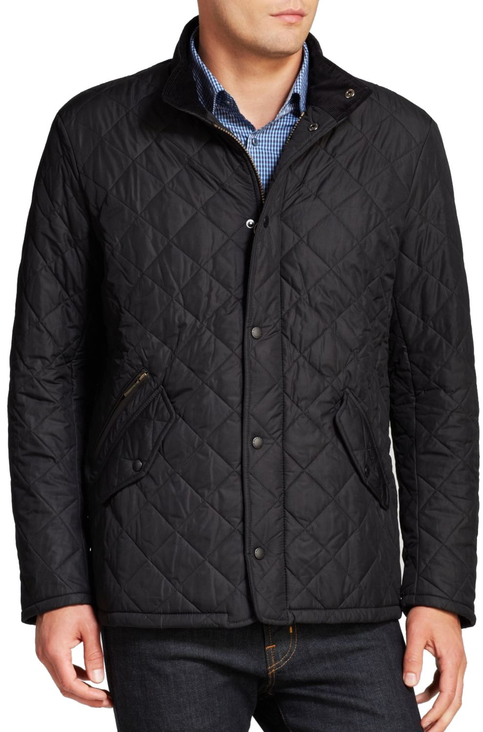 Barbour - Barbour NEW Black Mens Size Large L Full Zip Sports Quilted ...