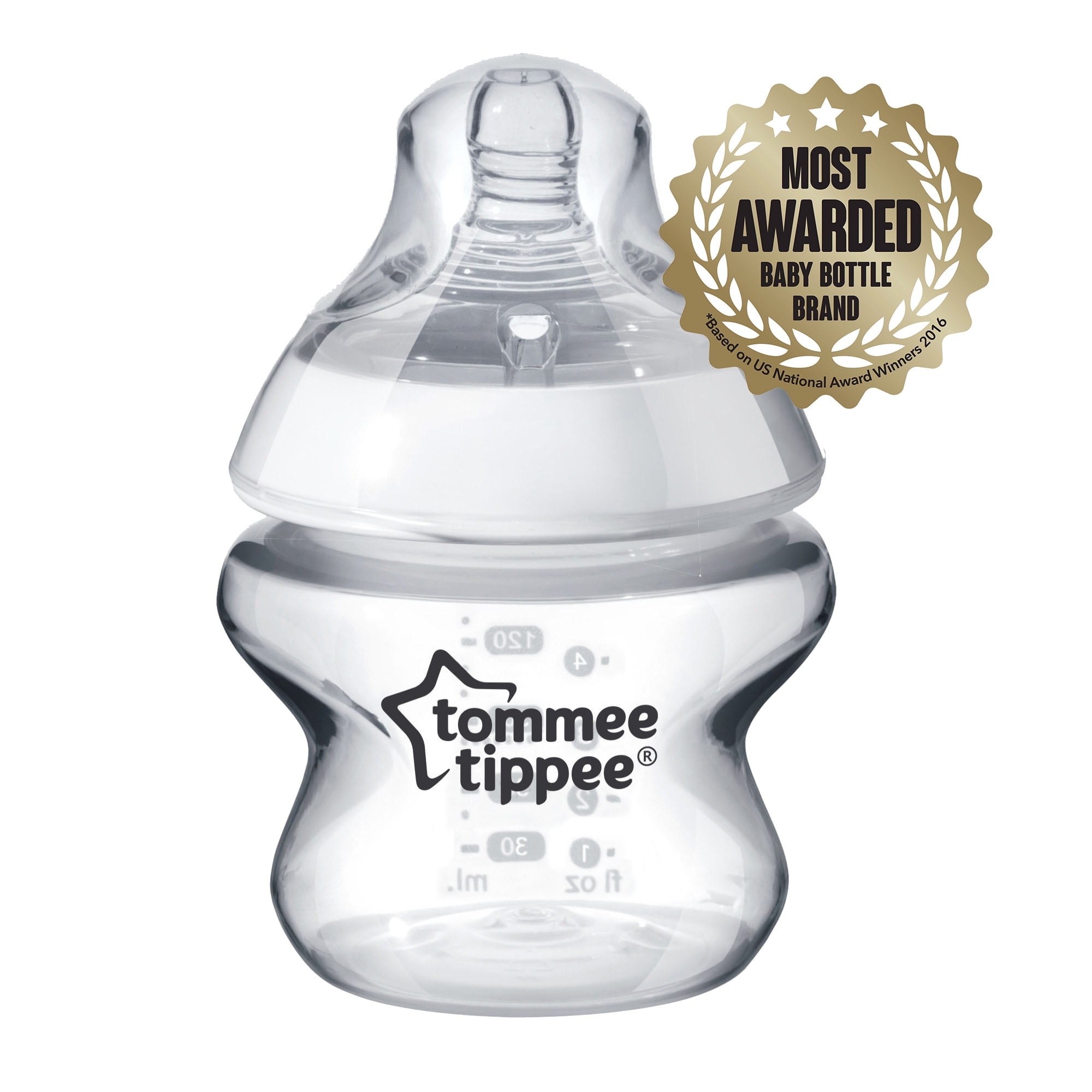 Tommee Tippee Closer to Nature 5oz Baby Bottle, BPAFree