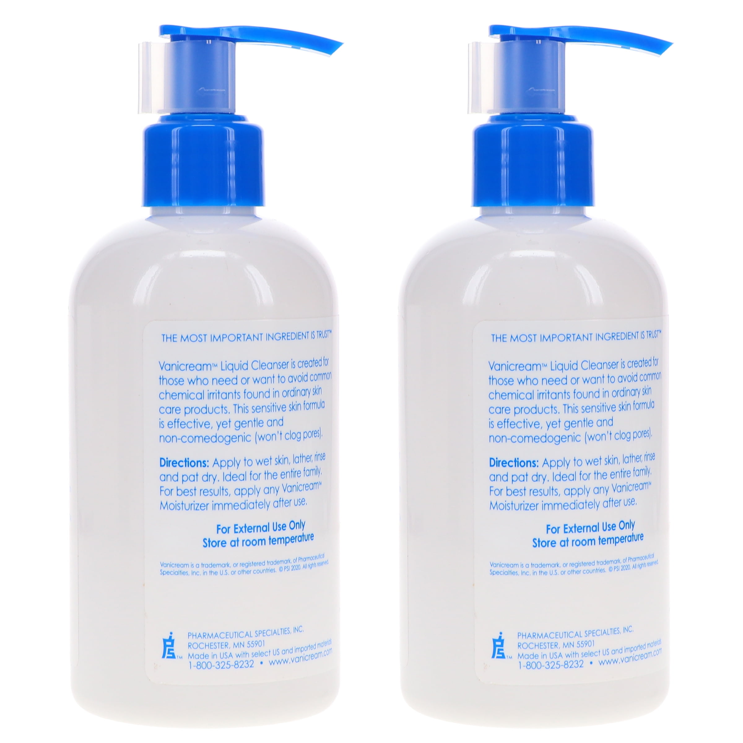 Vanicream Liquid Cleanser 8 oz 2 Pack