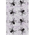 thumbnail image 4 of Coolnut Spiders On Webs Pattern Thermal Insulated Blackout Grommet Printed Window Curtain - 84x55 in - 100% Polyester 2 Panels, 4 of 5