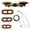 B, variant on Bearded Dragon Harness and Leash Adjustable Leather Reptile Lizard Leash for Amphibians and Other Small Pet