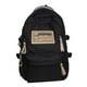 thumbnail image 3 of Mochila para mujer, bolsa de viaje, moda para actividades al aire libre, cuaderno con bolsillos laterales, mochila escolar, mochila para adolescentes , negro, 3 of 8