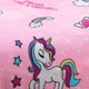 thumbnail image 3 of Frazada Calientita Individual Elefantito Rosa Unicornios Felicity, 3 of 3
