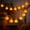 A, variant on LED String Lights Pumpkin Skull B - Plastic 20-light set, battery-operated and flexible. Pumpkin skull B style for Porch, Mantel, and Party Decor
