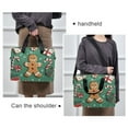thumbnail image 6 of FORMRS 16" Laptop Bag Carrying Sleeve Case with Handle Travel Shoulder Briefcase, Christmas Gingerbread, 6 of 8