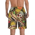 thumbnail image 3 of Men Beach Short Quick-drying Swimming Trunk Day Of Dead Swimwear Swimsuit Bathing Shorts, 3 of 6
