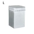 thumbnail image 1 of Washing Machine Cover Laundry Dryer Proof Guard Sunscreen Waterproof Dust Proof Protector Home Dorm Washroom Toilet Cloth Accessories Silver L, 1 of 7