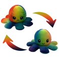thumbnail image 5 of Soft Simulation Octopus Double-sided Happy Sad Angry Stuffed Doll Toy, 5 of 5