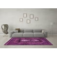 thumbnail image 3 of Ahgly Company Indoor Rectangle Persian Purple Traditional Area Rugs, 5' x 7', 3 of 4