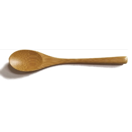 KIKUSUI Moso Bamboo Spoon - Japanese Wooden Spoon for Dessert Soup & Everyday Dining - Made in Japan