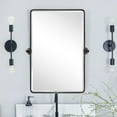 thumbnail image 6 of TEHOME Farmhouse Oil Rubbed Bronze Bathroom Mirror, 20x30 inches, Pivot Rectangle, Tilting, 6 of 8