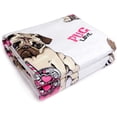 thumbnail image 5 of Dogs Throw Blanket Cute Puppy Throw Blanket Flannel Fleece Throw Blanket Pug Dogs Throw Blanket Funny Pet Dogs Blanket Cozy Fuzzy Plush Throw Blanket for Animal Lovers 50" X 60", 5 of 6