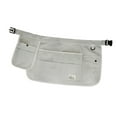 thumbnail image 3 of Half Waist Apron Work Apron Convenient Adjustable Utility Belt Utility Waist Bag white, 3 of 9