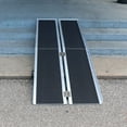 thumbnail image 4 of Titan Ramps 5 Foot Multi-Fold Aluminum Wheelchair Ramp w/Grip Surface, 600 Pound Capacity, 4 of 9