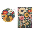 thumbnail image 5 of Yayeee Garden Flag 28" x 40" Double Sided Outdoor Yard Lawn Holiday Decorations, Large Colorful Flowers, 5 of 6