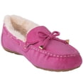 thumbnail image 3 of GLOBALWIN Women's Moccasins Shoes Winter Indoor Outdoor Faux Fur Lined Slippers Hot Pink 10M, 3 of 7