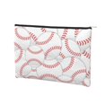 thumbnail image 2 of Fotbe Baseballs Reusable Cosmetic Bag Makeup Bag for Women Large Travel Cosmetic Pouch Girls' Make Up Organizer, 2 of 8