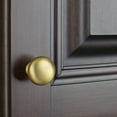 thumbnail image 3 of GlideRite 1.125 in. Solid Classic Round Cabinet Knobs, Satin Gold, Pack of 25, 3 of 5