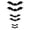 Flying Bat Decor, variant on Maple Leaf Router Template, Clear Acrylic Woodworking Carving Guide, Hand Tool Template for DIY Wood Project