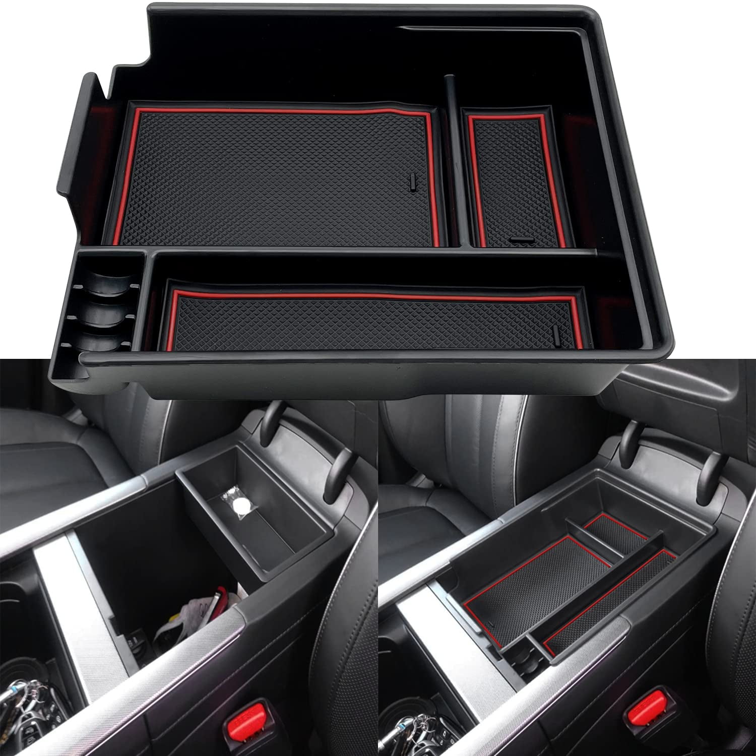 JOJOMARK Compatible with Hyundai Palisade Accessories Center Console Tray Organizer fits for