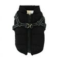 thumbnail image 4 of Pet Warm Jacket Small Dog Vest Harness Puppy Winter 2 in 1 Outfit Cold Weather Coat Zipper Fleece Dog Clothes for Puppy Small Dogs Cats, 4 of 6