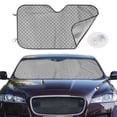 thumbnail image 2 of Daiia Gray Plaid Windshield Sun Shade for Car SUV Truck (Small ), Car Sun Shade Windshield, Car Shades for Front Windows, Sunshade for Car Windshield, 2 of 7