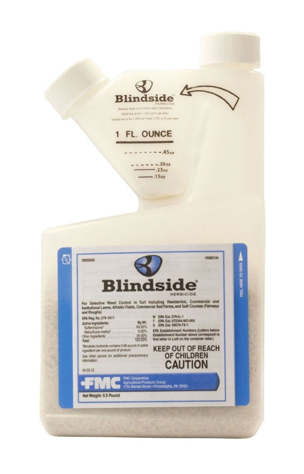 Blindside DualAction PostEmergent Herbicide Controls Broadleaf Weed and Sedges 0.5 lb