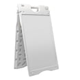 thumbnail image 1 of Letrero en forma de A Jumbl de 40 x 66 cm con protector de letrero de PVC, blanco, 1 of 6