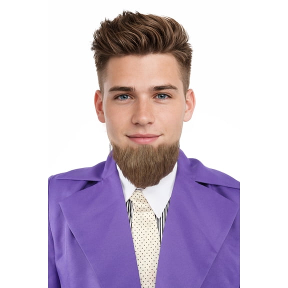 Men's Brown Hollywoodian Human Hair Beard | Facial Hair | Multiple Color | HPO