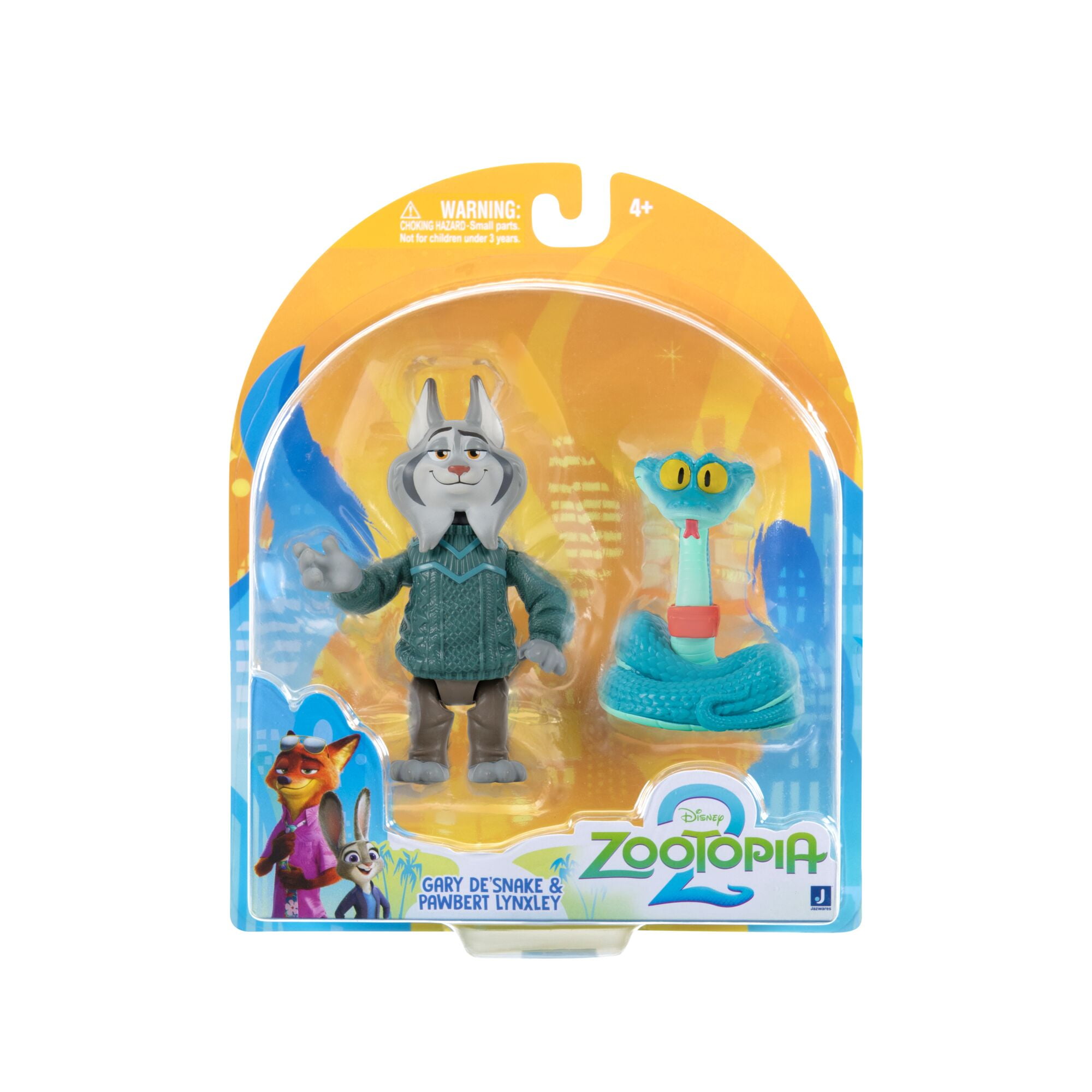 Disney's Zootopia 2 Two Pack - 3 inch Two Figure Pack of Nick