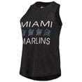 thumbnail image 2 of Women's Concepts Sport Gray/Black Miami Marlins Meter Muscle Tank Top & Pants Sleep Set, 2 of 5