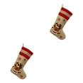 thumbnail image 1 of Bearachild Calcetín de Navidad árbol de Navidad chimenea ventana regalos bolsa calcetín casa Hotel tienda café fiesta decoración niños ciervos Ciervo 2piezas Bearachild CBP443922, 1 of 5