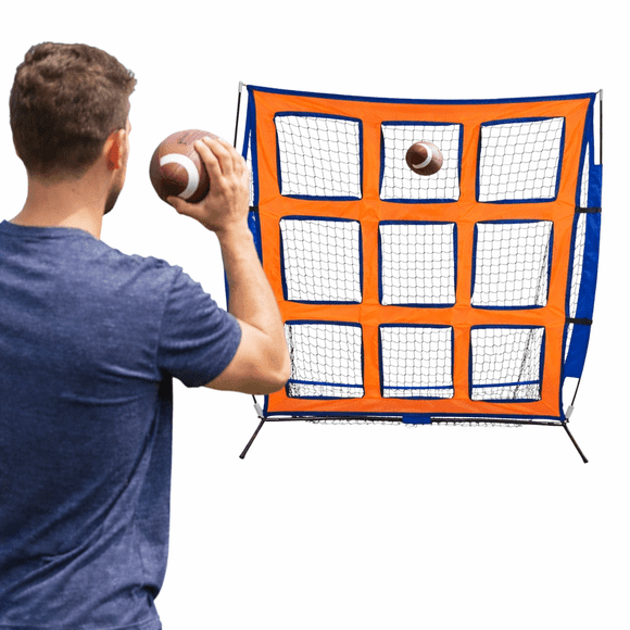 Red de Entrenamiento Portería de Fútbol, Americano 155 x 180 cm, con 6 Bolsas, Marca: Segos